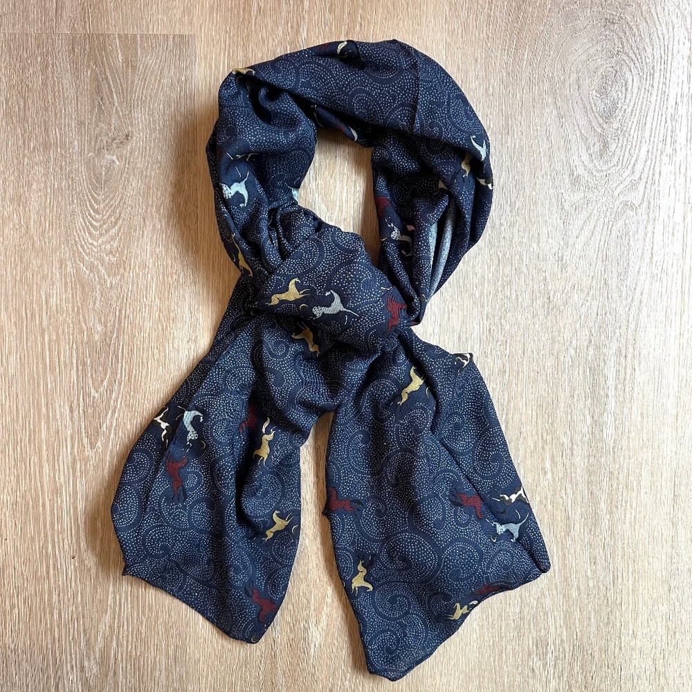 Modal Scarf Horse Print